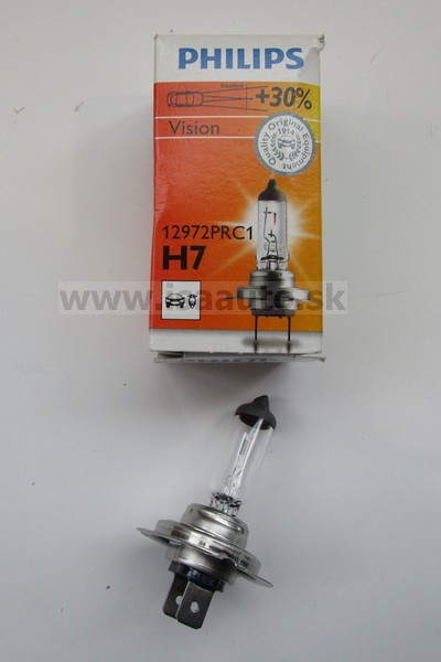 iarovka  H7 12V  55 W PHILIPS + 30%