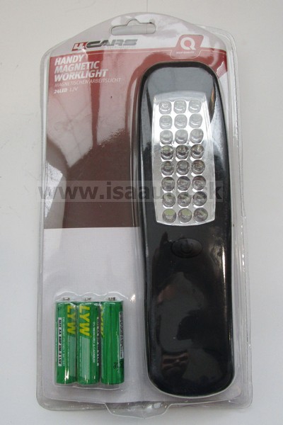 Pracovná lampa s magnetom, 24 LED