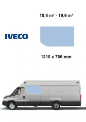 Bo�n� �av� pevn� okno  Iveco Daily 2014-* (10,8 m³-19,6 m³)