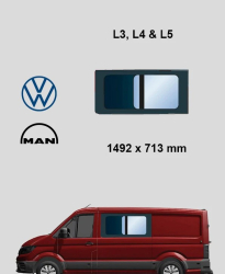 Bo�n� �av� posuvn� okno L3, L4 a L5 | Volkswagen Crafter/ MAN TGE